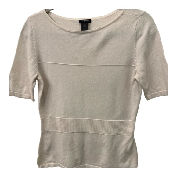 Ann Taylor Women's Cream Light Weight Sweater M - Picture 1 of 1